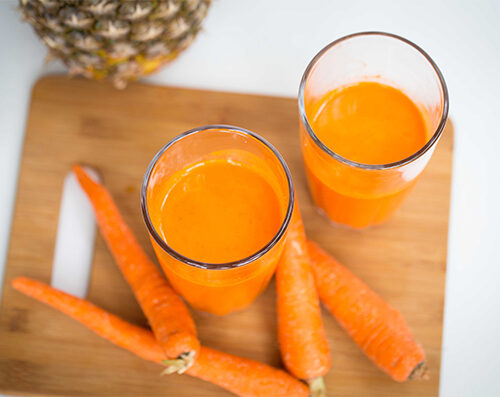 Carrot and 2025 pineapple juice