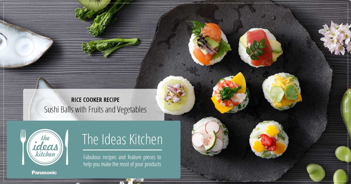 Sushi Balls With Fruits And Vegetables The Ideas Kitchen