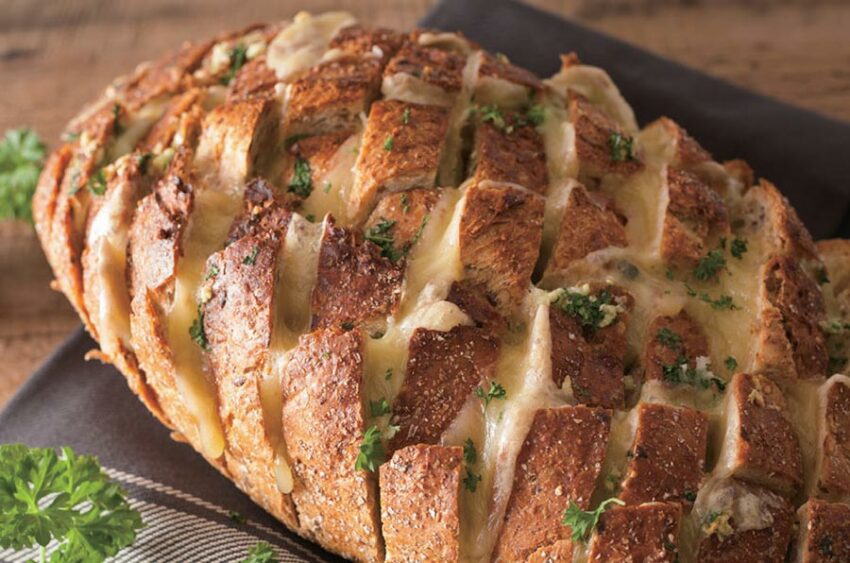 Cheesy Garlic HardCrust Loaf The Ideas Kitchen