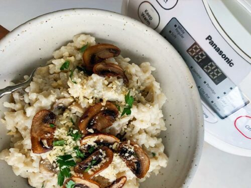 Slow cooker on sale mushroom risotto