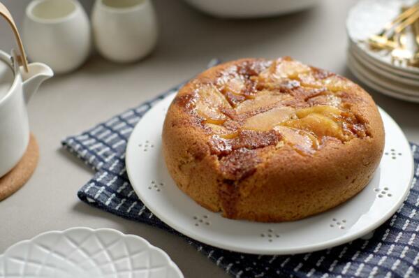 Upside Down Apple Cake | The Ideas Kitchen