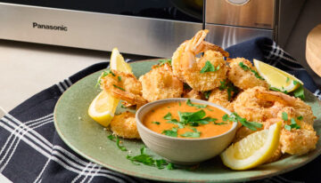 Crispy Fried Prawns with Sweet Chilli Mayo